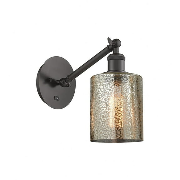 317-1W-OB-G116-LED-Innovations Lighting-Caledonia - 1 Light Wall Sconce In Industrial Style-11.38 Inches Tall and 5.3 Inches Wide Oil Rubbed Bronze
