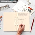thumbnail image 5 of Cats Flies Ring Binder Notebook Journey Note Diary College Ruled Spiral Notebook Study Loose Leaf Paper A5 60 Pages, 5 of 8