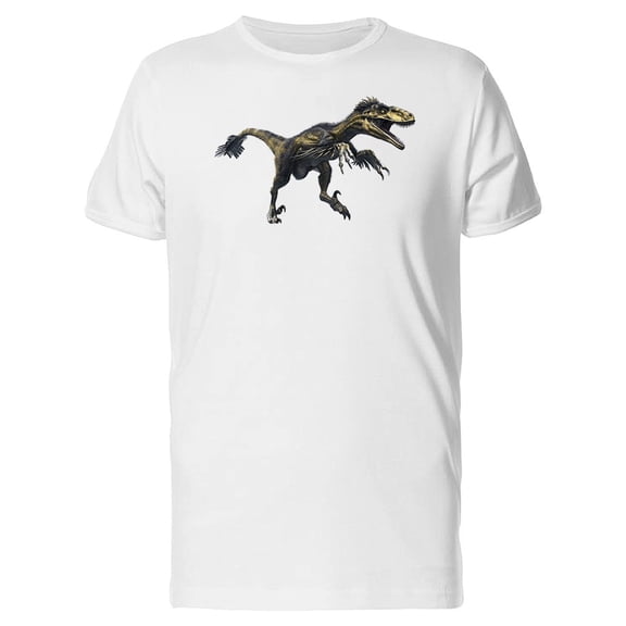 Illustration Of A Utahraptor Tee Men's -Image by Shutterstock