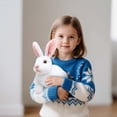 thumbnail image 5 of Lifelike White Bunny Stuffed Animal, Ngxiha Realistic Plush Toy Rabbit Adorable Bunny Toy Soft Stuffed Cute Easter Bunny Plushie for Easter Home Decor & Cuddle Compa, 5 of 9