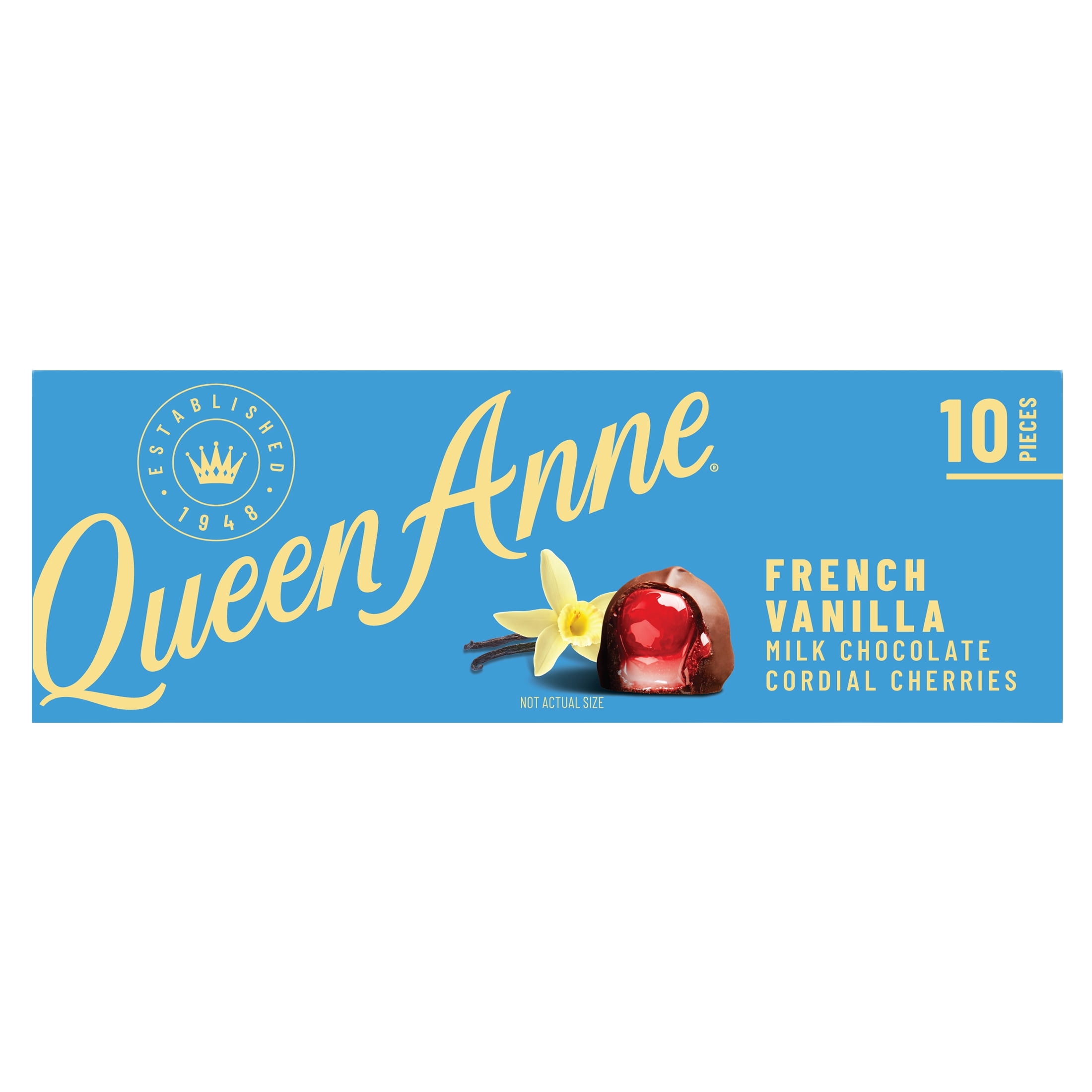Queen Anne Holiday Candy: Milk Chocolate Covered & French Vanilla