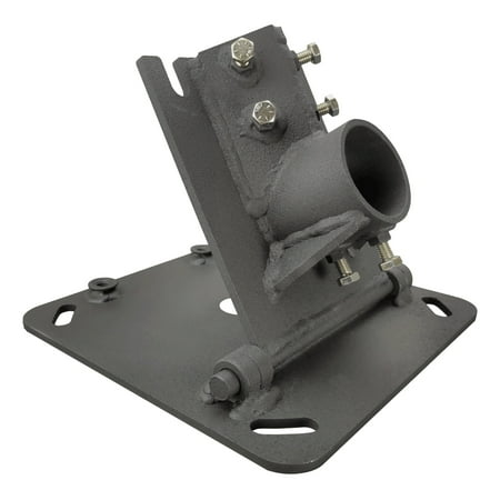 Easy to Raise Steel Wind Turbine Base with Gin Pole Receiver, Stand Mount for Any Pipe Size,Made in USA