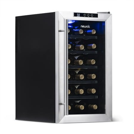 NewAir 18-Bottle Thermoelectric Wine Refrigerator, Stainless Steel and (Best Selling Wine Coolers)