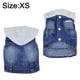 thumbnail image 2 of Ropa para mascotas Ropa con capucha para perros Pantalones vaqueros con capucha para mascotas Chaleco para perros vest1497, 2 of 6
