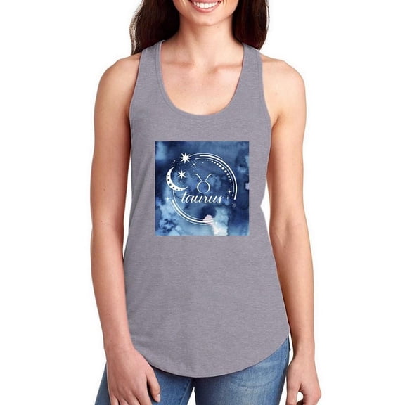 Watercolor Astrology Ii Racerback Tank Women -Grace Popp Designs, Female x-Small