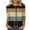 Yellow, variant on Otntypg Trendy 3/4 Sleeve Tops for Women Dressy Casual Summer Striped Color Block Printed Crewneck T-Shirts Loose Fit Basic Tunic Blouse Army Green L