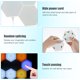 thumbnail image 3 of Muyoka 10PCS Hexágono Luz Color Carga DIY Lámpara de pared LED USB Powered RGB Honeycomb Light Control táctil y control remoto LED Lámpara cuántica para sala de juegos Dormitorio Decoración Muyoka Hogar, 3 of 7