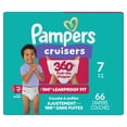 thumbnail image 1 of Pampers Diapers - Cruisers 360° - Size 7, up to 100% Leakproof Fit, Designed for Active Babies, Pull On Diaper, EZ Off Tabs Designed for Easy Changes, 1 of 21