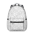 thumbnail image 1 of Chemistry Biology Students Backpack Scientific Knowledge Science Classroom School Bag with Physics Astronomy Engineering Design, Lightweight and Wear-Resistant, 1 of 6