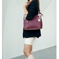 thumbnail image 3 of MKF Collection Jaseli Vegan Leather Women Hobo Bag & Wristlet Credit Crard Holder, Shoulder Purse Handbag 2 pcs by Mia K - Black Cognac, 3 of 11