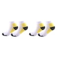thumbnail image 1 of kurtrusly 1/2/3/5 2 Pcs/ensemble Chaussettes de Compression pour Femmes Performance et Réduction de la Fatigue Soulagement Jaune P/M 2 Pcs, 1 of 6