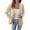 Apricot, variant on Women'S Casual Corduroy Blazer Jacket Elegant Notched Lapel Single Breasted Suit Jacket Tops S