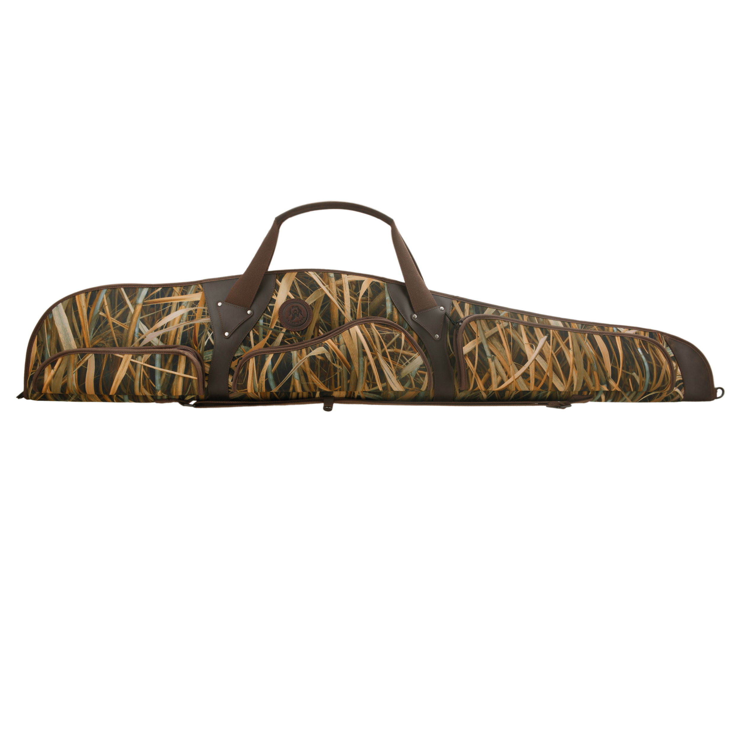 WAYNE'S DOG 52" Soft Gun Case for Long Scoped Rifles & Shotguns – Camouflage Gun Carry Bag with 3 Storage Bags