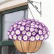 thumbnail image 4 of Flores artificiales 7 tenedores hojas mañana decoración del hogar ramo de boda patio exterior flores decorativas, 4 of 5