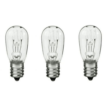 10S6 Light Bulb Replacement 10W 130V, 3 Pack
