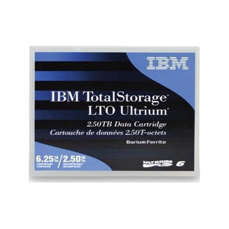 日本IBM Ultrium LTO6テープカートリッジ 2.5TB/6.25TB 00V7590 1点