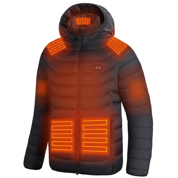 Chaqueta térmica CHANGEOWN Dual-Control 15 zonas de calentamiento unisex