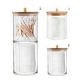 thumbnail image 7 of SPRING PARK Cosmetic Storage Box Bathroom Clear Plastic Acrylic for Cotton Balls,Cotton Swabs, Cotton Rounds,Makeup Pads Storage Canister, 7 of 7