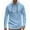 Light Blue, variant on Pejock Men's Casual Jacket, Hooded Loose Fit Polyester Coat with Drawstring Front, Long Sleeve Outdoor Daily Wear Coat for Spring and Winter