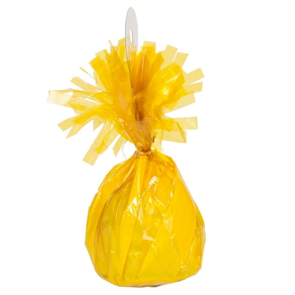 Foil Balloon Weight, Yellow, 1ct