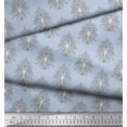 thumbnail image 2 of Soimoi Rayon Fabric Leaves,Floral & Paisley Block Print Fabric by The Yard 56 Inch Wide, 2 of 3