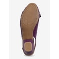 thumbnail image 3 of Comfortview Women's The Rider Leather-Like Slingback, 3 of 6