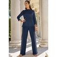 thumbnail image 4 of Jessica London Women's Plus Size Perfectease Boatneck Top, 4 of 4