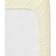 thumbnail image 2 of 4 Piece Cot Sheet Set, RV Bunk Sheet Set, 400 Thread Count, 100% Egyptian cotton, Extra Soft and Luxury, 16" Inch Deep Pocket - 39 x 75 Twin Size- Ivory Solid, 2 of 5