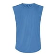 thumbnail image 5 of ADSSDQ Mens Sleeveless Tank Tops Workout Athletic Muscle Gym Shirt Casual Summer Beach T Shirts Blue S, 5 of 5