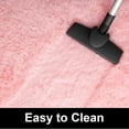 thumbnail image 6 of Lochas Soft Fluffy Area Rug Modern Shaggy Rugs for Bedroom Kids Room Nursery Floor Carpets, 2'x 3',Pink, 6 of 7