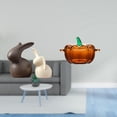 thumbnail image 2 of Estatua de cerámica,Juego de estatuas de cerámica para decoración de mesa de oficina en casa,Plato de dulces,Plato de dulces de vidrio con tapa Tarro de dulces decorativo,Para el buffet de, 2 of 8