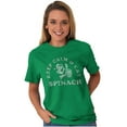 thumbnail image 2 of Keep Calm And Eat Spinach Popeye Unisex Plus Size Graphic Tee Brisco Brands 3X, 2 of 3
