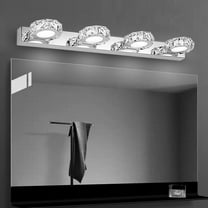 Modern LED Crystal Mirror Light Front Wall Lamp Bathroom Vanity Light Fixture