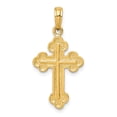 thumbnail image 1 of FB Jewels 14K Yellow Gold Budded Cross Pendant, 1 of 4
