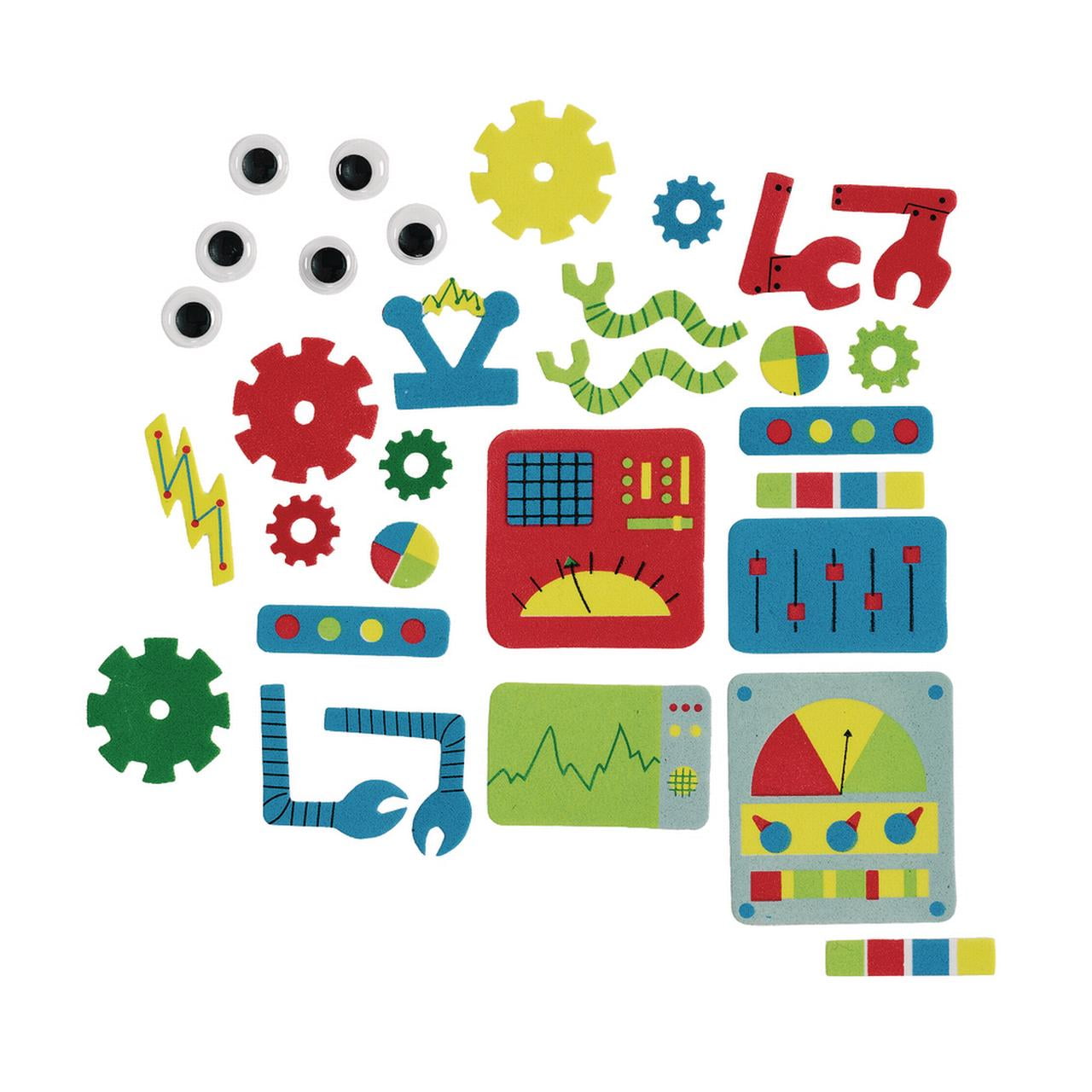 Colorations Create Your Own Robot - Kit for 12