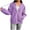Purple, variant on Clothing Women's Hoodies & Sweatshirts,Women'S Street Long Sleeve Hooded Zipper Solid Color Casual Sweatshirt