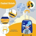 thumbnail image 6 of Canddidliike 2 Pieces Kids Luggage Sets with Backpack and Suitcase for Travel, Kids Luggage with Wheels, Riding Suitcase for Kids, 6 of 10