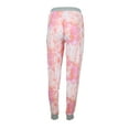 thumbnail image 4 of Pillow Talk Women's Jogger Pajama Pants Set with Pockets-Tie Dye and Stars- Small, 4 of 7