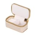 thumbnail image 4 of Caja de almacenamiento de joyas Yinane estuche de viaje Mini Marrón claro, 4 of 8