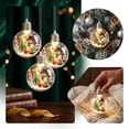 thumbnail image 4 of Qwtwty Glowing Christmas Story Ornament, Shatterproof Mini Clear Christmas Themed Hanging Pendants for Xmas Tree Holiday Party Decor, 4 of 7