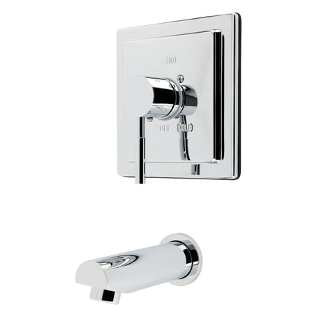 Kingston Brass KB8651DLTO Concord Single-Handle Pressure Balanced Tub Faucet, Polished Chrome