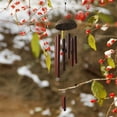thumbnail image 6 of Ametoys Bamboo Coconut Shell Wind Chimes  Bamboo Wind chimes for Home Courtyard and Garden Decoration Dark Colored Coconut Shell 6 Tubes, 6 of 7