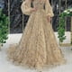 thumbnail image 2 of Vestido de noche de lujo con cuentas de industria pesada dorada, vestido de reina de temperamento sexy de alta sociedad, 2 of 5