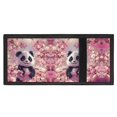 thumbnail image 4 of CHAQLIN Panda Cherry Blossom Lightweight Kids Trifold Wallet, Polyester Trifold Children's Money Wallets Thin Children's Wallet for Outdoor Outdoor Sports, 4 of 6