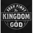 thumbnail image 2 of Seek Kingdom of God Christian Men's Graphic T Shirt Tees Brisco Brands S, 2 of 6