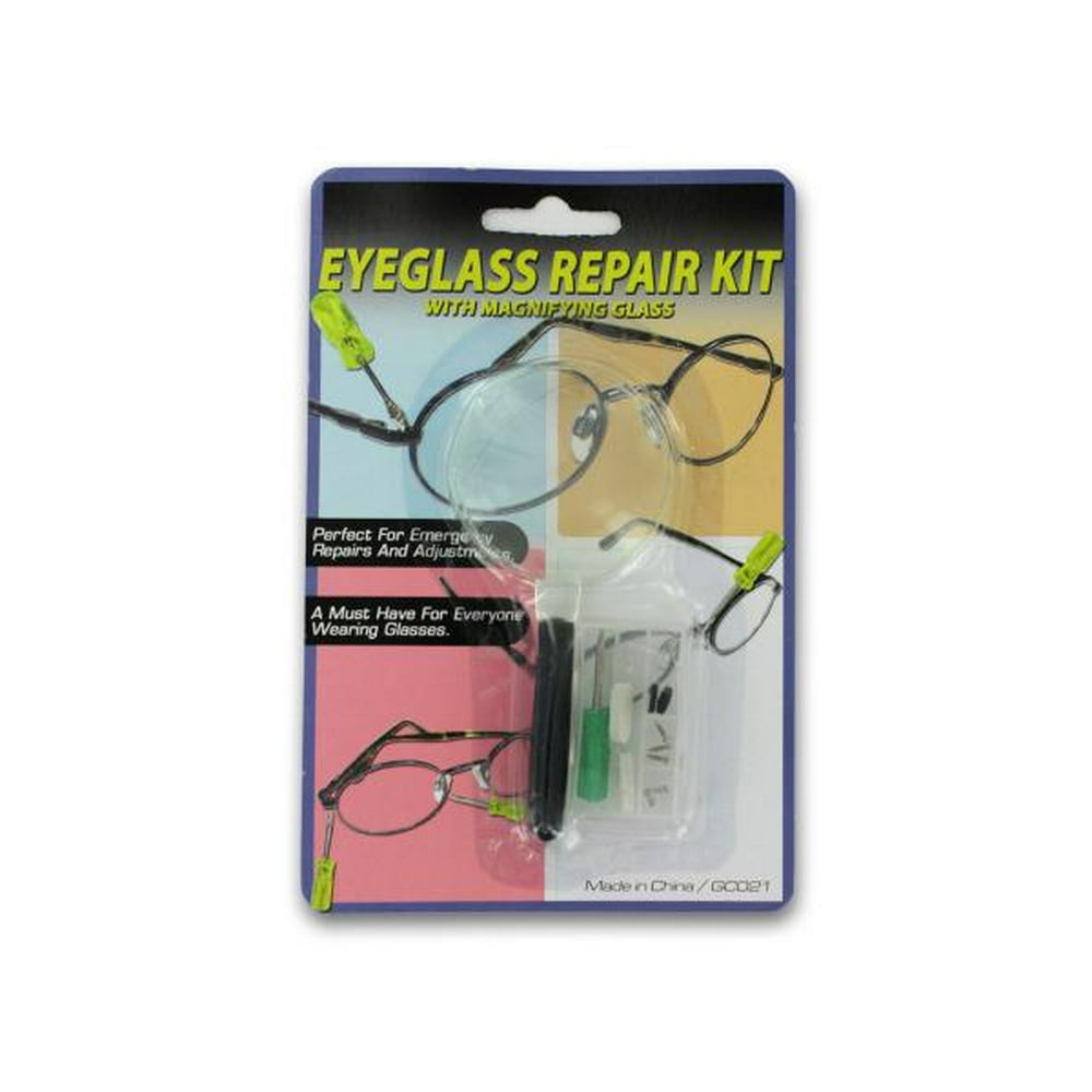 Eyeglass Repair Kit with Magnifying Glass (Lot of 24)
