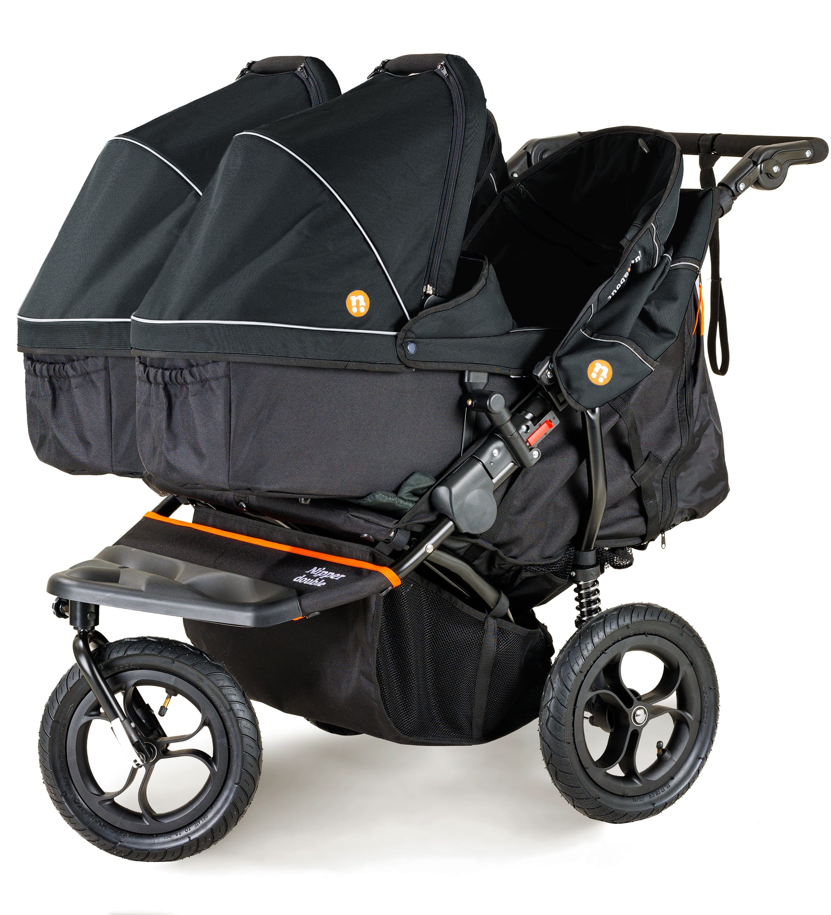 Out'n'About Nipper Double Stroller Carrycot Adapter 2