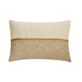 thumbnail image 2 of Beige Decorative Lumbar Pillow Cover 12"x22" | Boho Jute Oblong Cushion Cover Chevron | Braided Pillows Pillowcases for Bedroom, Couch & Sofa, Home Décor - Juteform, 2 of 9