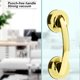 thumbnail image 5 of Pasamanos de la puerta Manija de pared de plástico de seguridad Ventosa Asidero reutilizable para cocina Baño, M, Dorado Sweethay HA003975-04, 5 of 6
