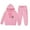 Pink, variant on Toddler Girls Outfit Sets Kids Middle And Older Long Sleeved 2025 New Years Print Hooded Top Sweater Pants Set,2-Piece,Size 2-13Y